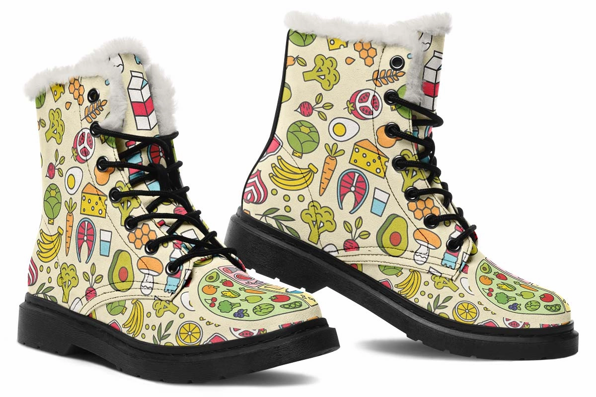 My Plate Nutrition Winter Boots