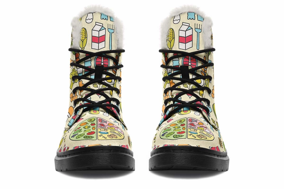 My Plate Nutrition Winter Boots