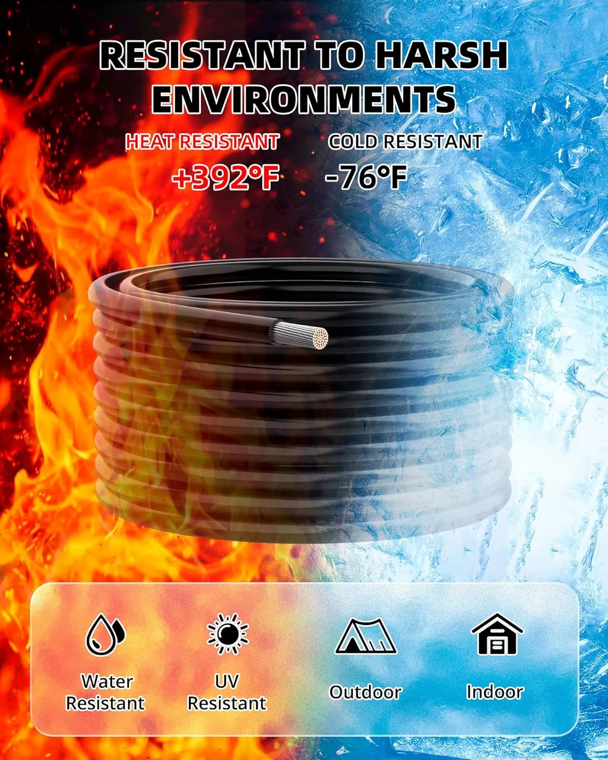 NAOEVO 20 Gauge Wire 300ft, 20 AWG Wire 6 Colors 50ft Each Spool, Flexible Silicone Tinned Copper Electrical Cable, Wiring kit for Breadboard/Automotive/DIY/Battery, 200℃