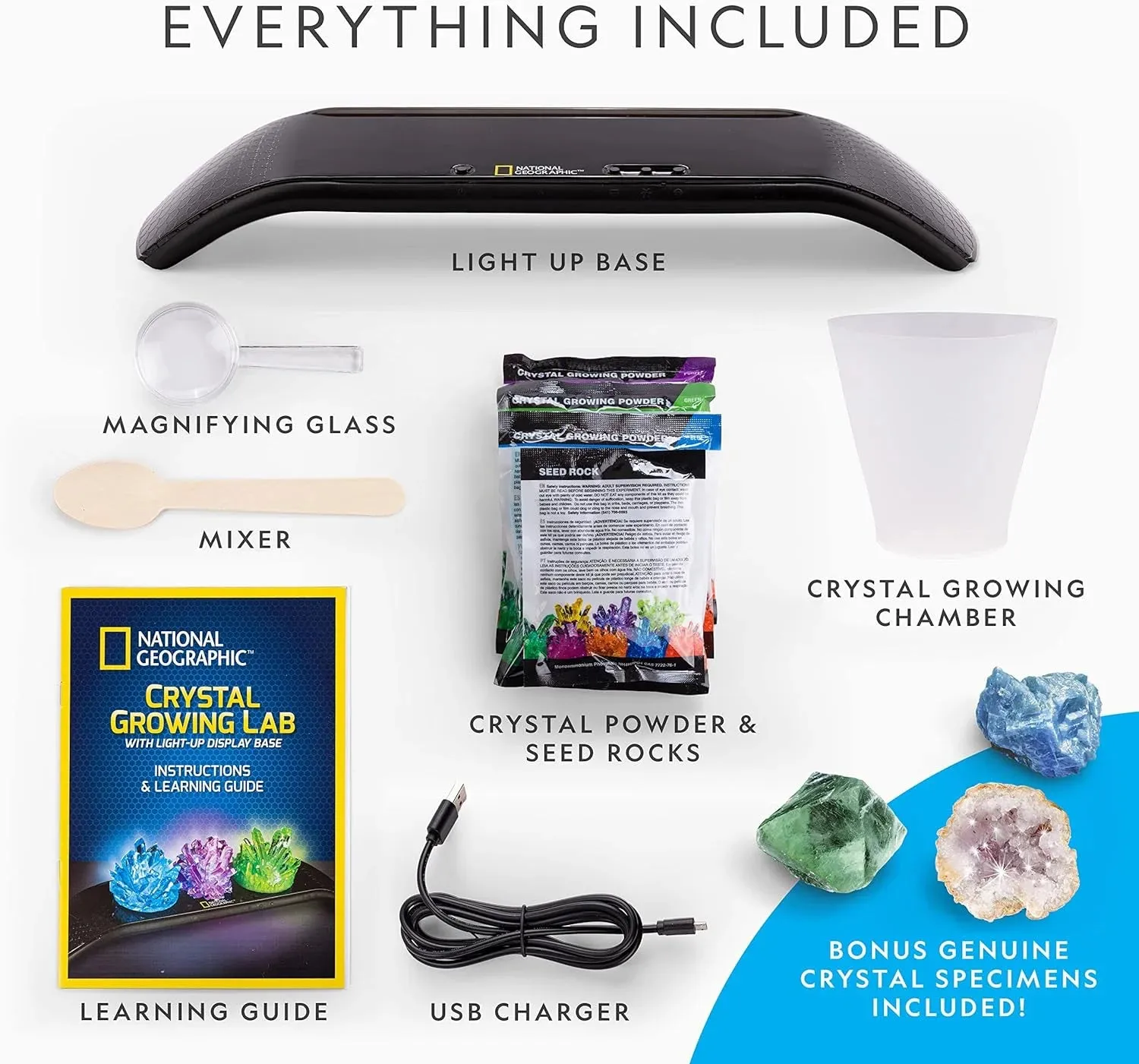 National Geographic Light Up Crystal Growing Lab