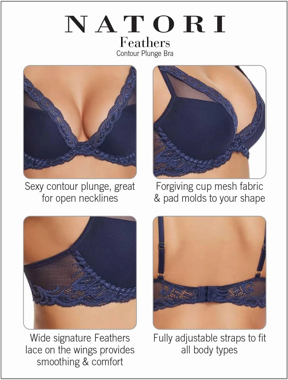 Natori Women's Feathers Contour Plunge