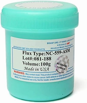 NC-559-ASM TPF Solder Flux Anti-Wet No-Clean 100g Cream AMTECH Solder Flux
