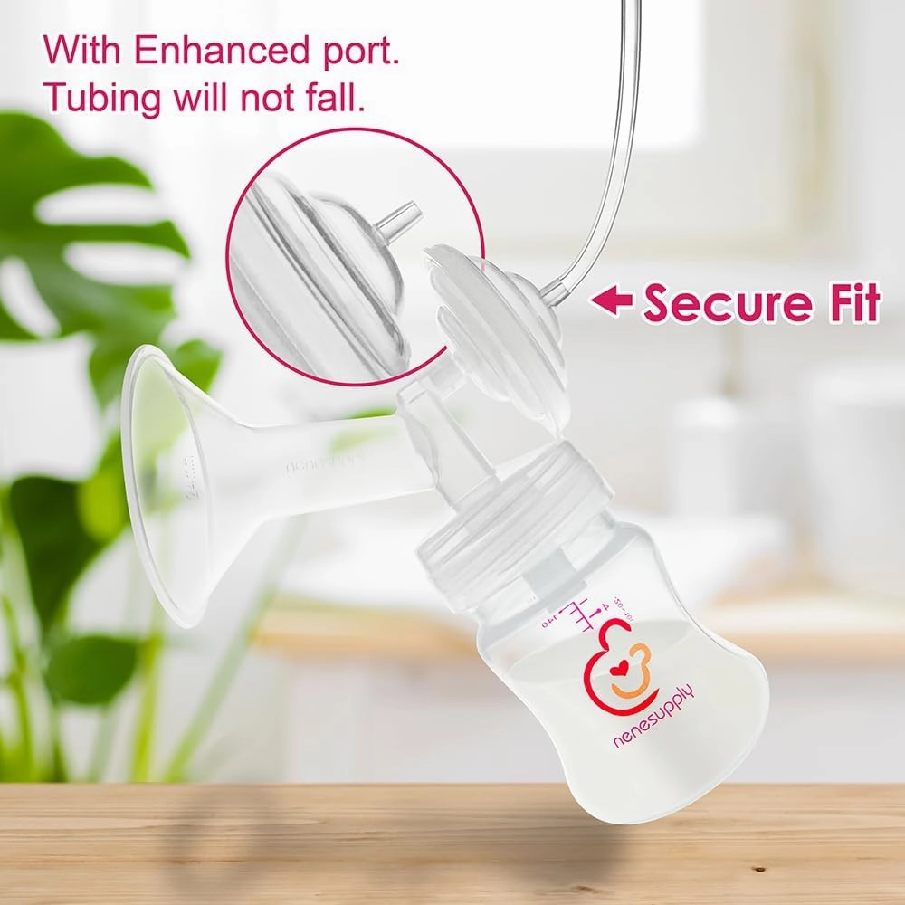 Nenesupply Pump Parts Compatible with Spectra S2 S1 9 Plus Breast Pump to Replace Spectra Pump Parts S2 Accessories Flange 24mm Duckbill Valve Tubing Bottles Backflow Protector