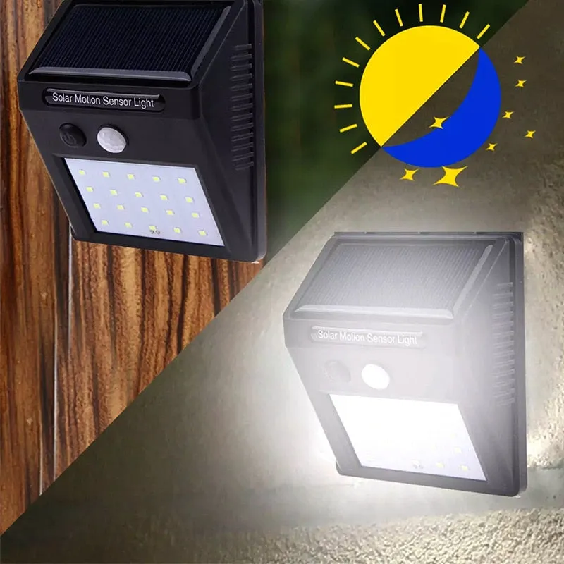 New Solar Lamp Light IP65 Waterproof with Motion Sensor