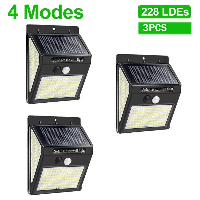 New Solar Lamp Light IP65 Waterproof with Motion Sensor
