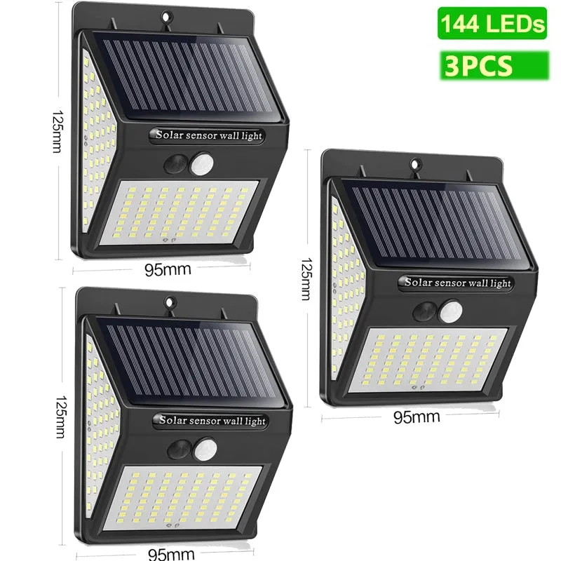 New Solar Lamp Light IP65 Waterproof with Motion Sensor
