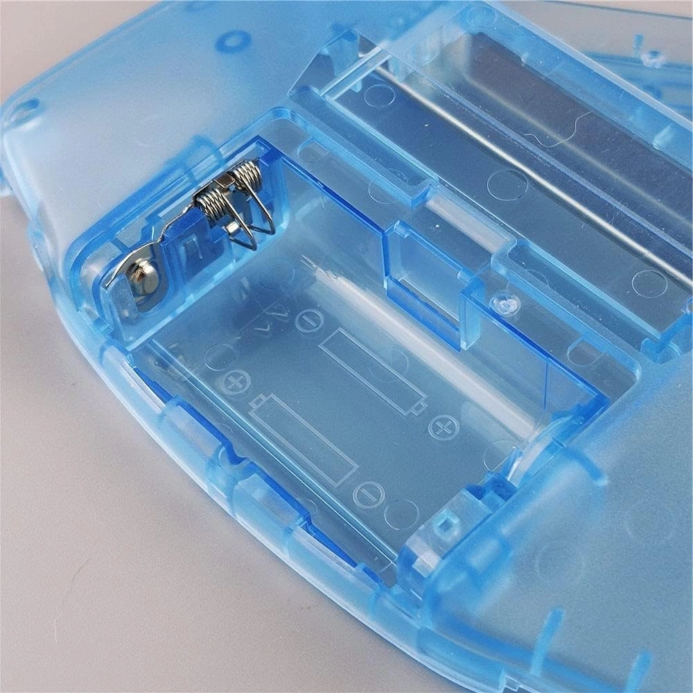 New Customized Shell for GBA IPS V2 LCD Screen Backlight Kits Shell housing for Gameboy Advance,No Need pre-Cutting (Clear Light Blue)
