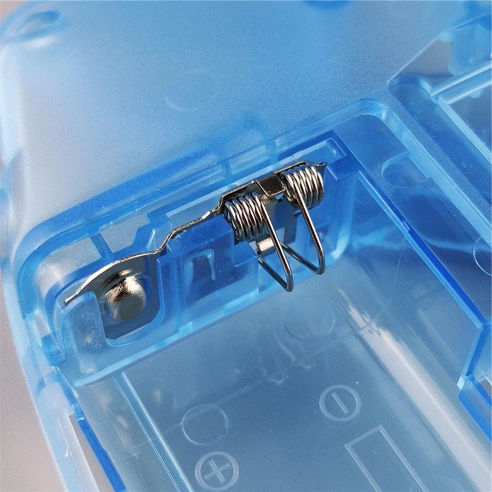 New Customized Shell for GBA IPS V2 LCD Screen Backlight Kits Shell housing for Gameboy Advance,No Need pre-Cutting (Clear Light Blue)