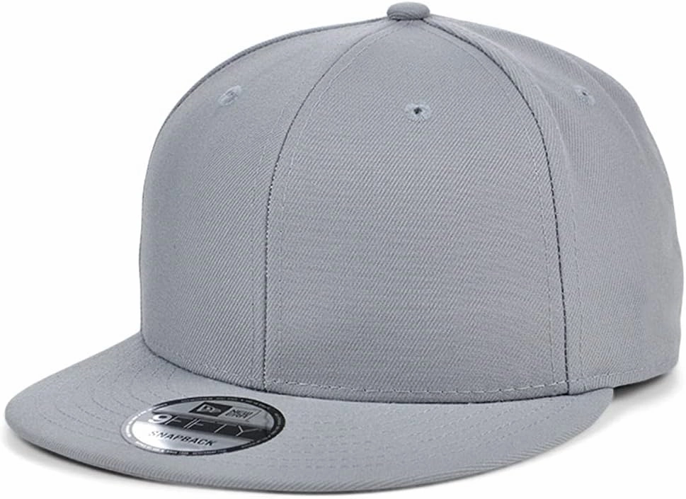 New Era Blank Custom 9FIFTY Adjustable Gray Snapback Cap