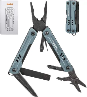 NexTool Mini Sailor S11 Pro Keychain Multitool - Compact 12-in-1 EDC Multi Tool with Upgraded Materials, Lightweight Pocket Tool for Camping, Hiking, DIY & Gifts