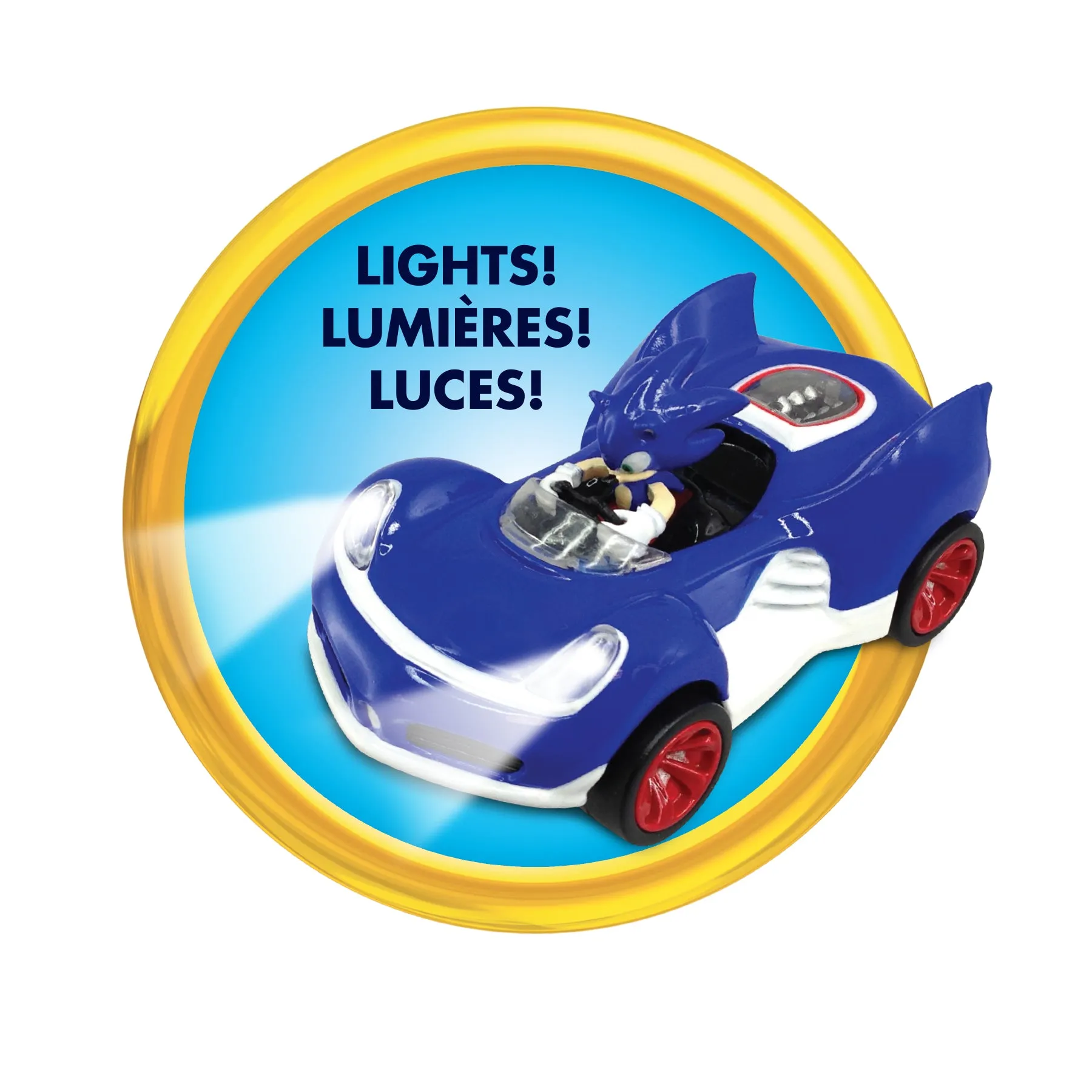 NKOK B/O Sart Sonic & Shadow RC Slot Car Track|Circuit de course à fentes Sart de NKOK avec voitures Sonic et Shadow télécommandées à piles