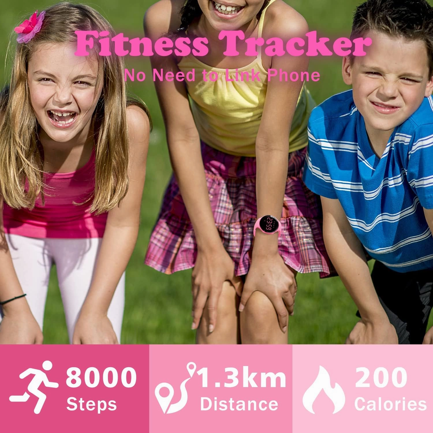 NN BEN NEVIS Kids Watch, Digital Watch for Boys Girls, Sport Watch with Fitness Tracker, Alarm Clock, Stopwatch, No App and Waterproof, Watch for Kids Ages 5-12