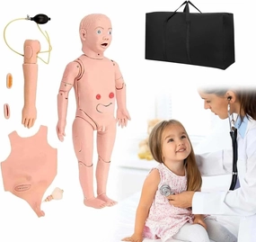 Nursing Training Manikin - Anatomical Child Patient Care Model for Medical School Teaching and Professional Nursing Skills Practice