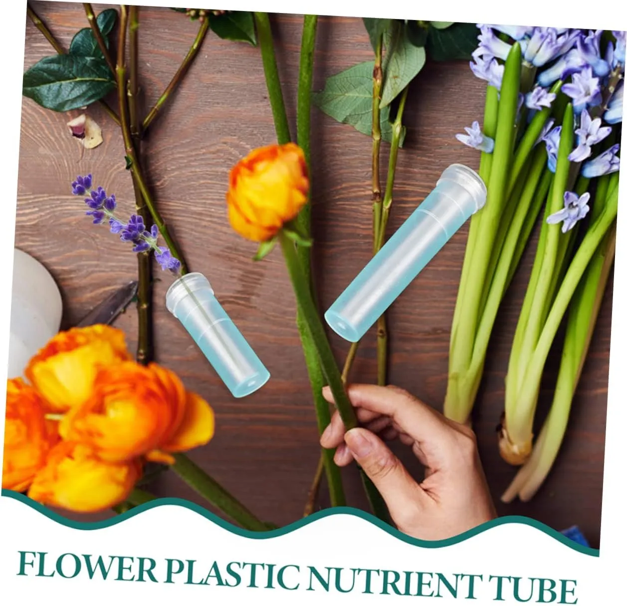 Nutrition Tube for Floral 180pcs Flower Water Tubes Lightweight Plastic Vials for Easy Outdoor Use