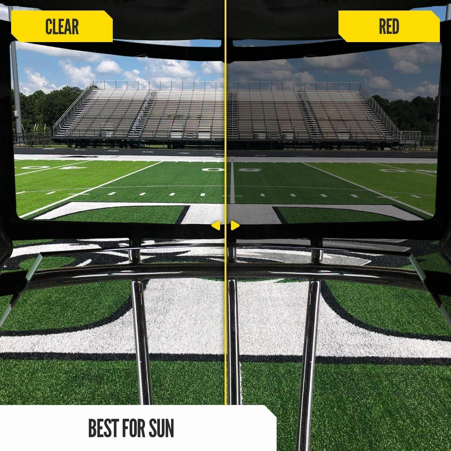 Nxtrnd VZR3 Football Visor, Curved Lens Technology, Fits Adult & Youth Football Helmets
