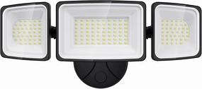Onforu 100W Flood Lights Outdoor, 9000LM Brightness LED Light Outside, IP65 Waterproof LED Exterior Floodlight with 3 Adjustable Heads, 6500K White Outdoor Security Light for Yard Garage Eave