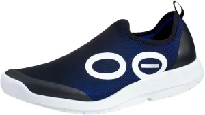 OOFOS OOmg Sport Low Recovery Shoe, White & Navy - Men’s Size 11