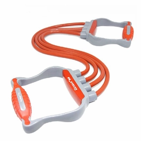 Orange Adjustable Intensity Resistance Band Exercise Cord Exercise Tube, 60P