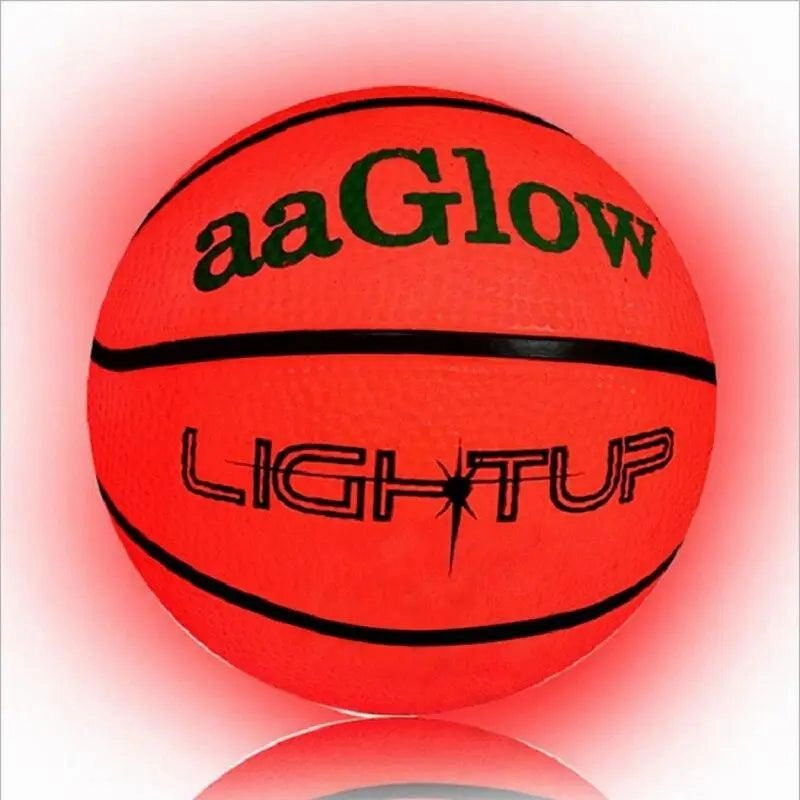 Orange Glowing No. 7 Fluorescent Basketball LED Luminous Cool Basketball Outdoor Indoor Game Training Sport Ball