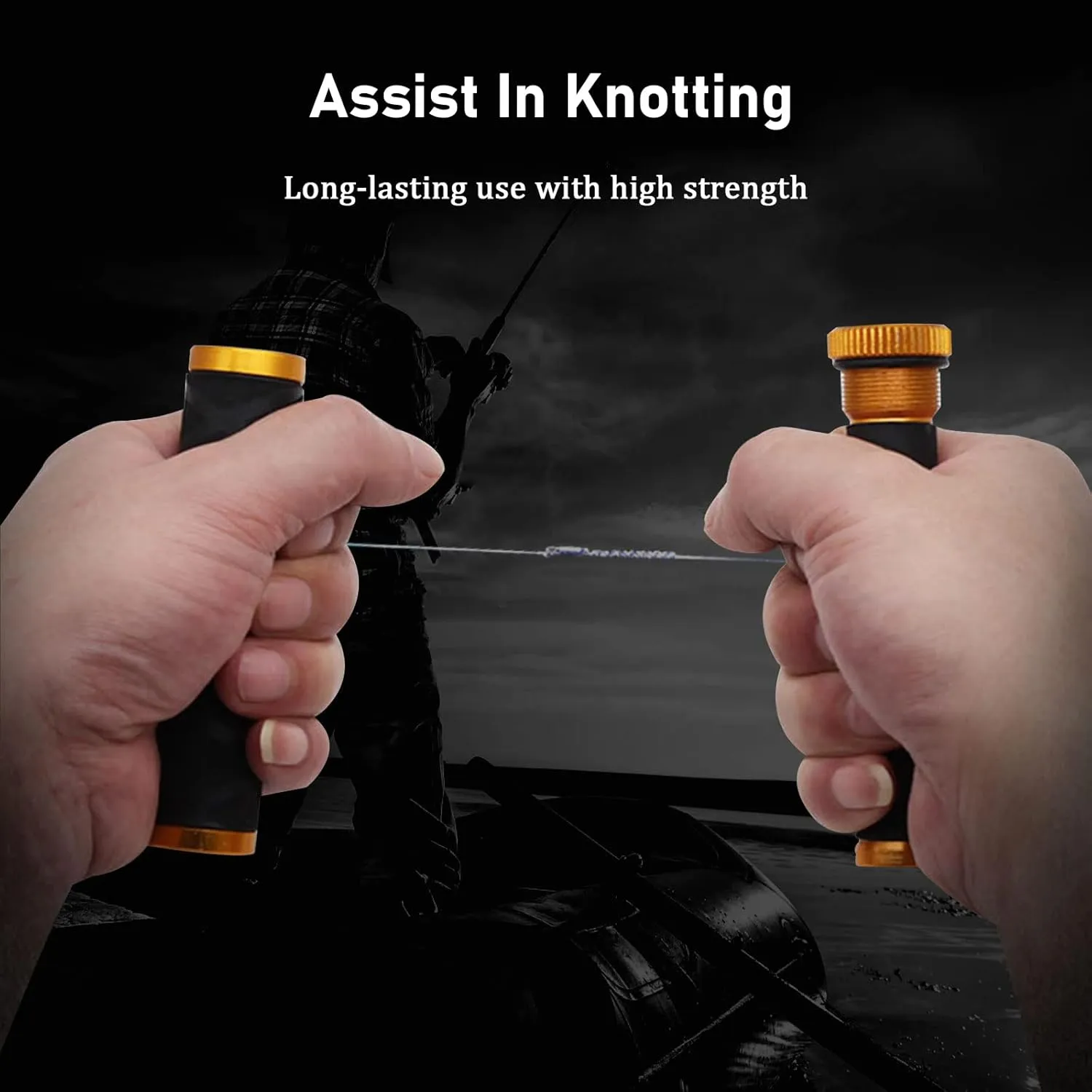 OUKENS Fishing Line Dragger, Fishing Knot Puller Tool Assist Fishing Line Knotting Device Tension Line Dragger for Fishing
