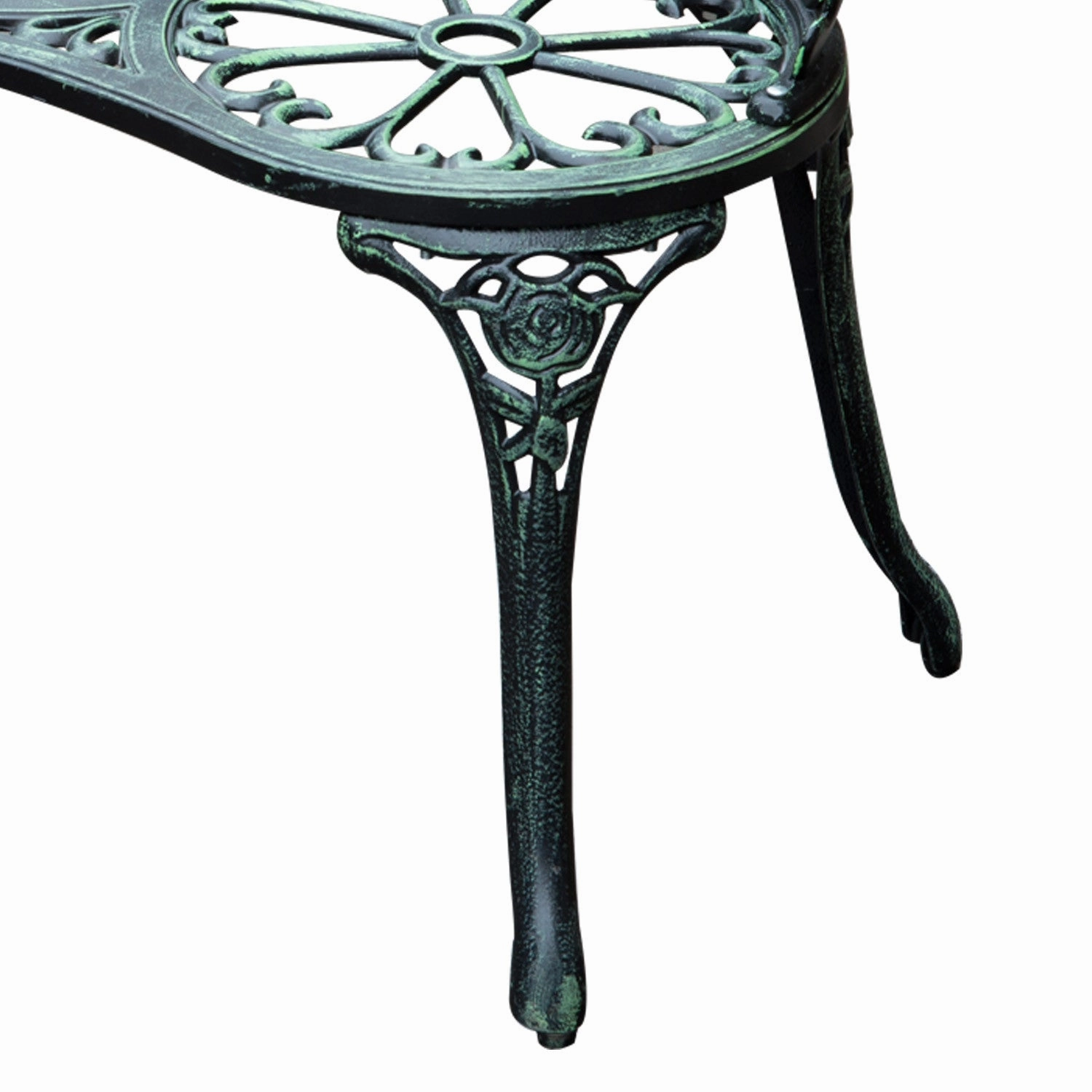 Outsunny 40" Outdoor Garden Bench, Patio Garden Bench, Green