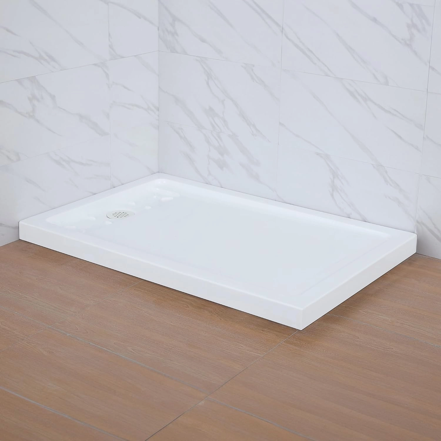 OVE Decors Bel 48-in W x 81-in H Frameless Sliding Shower Door Alcove Shower Kit, Shower Base Included in Oil-Rubbed Bronze