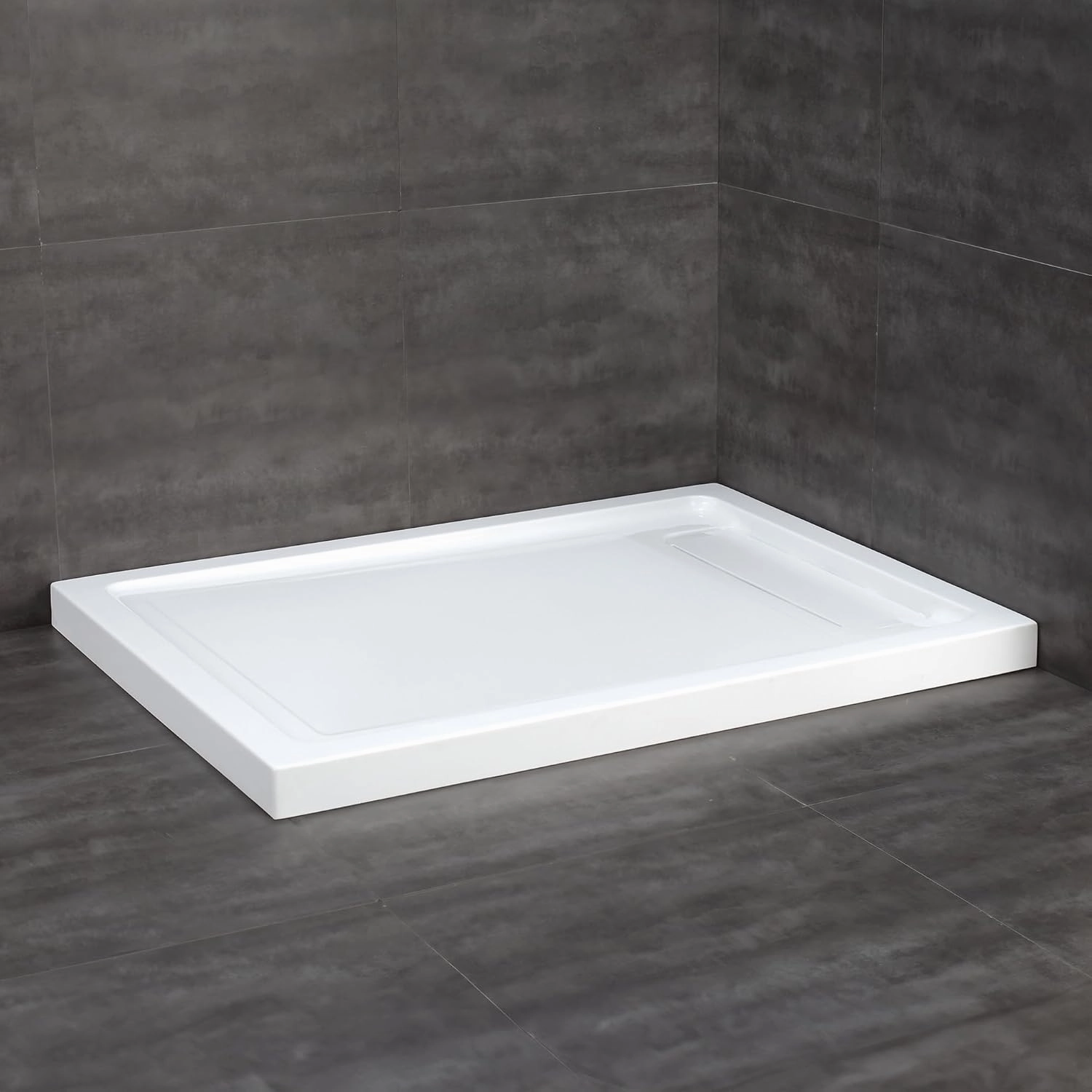 OVE Decors Bel 48-in W x 81-in H Frameless Sliding Shower Door Alcove Shower Kit, Shower Base Included in Oil-Rubbed Bronze