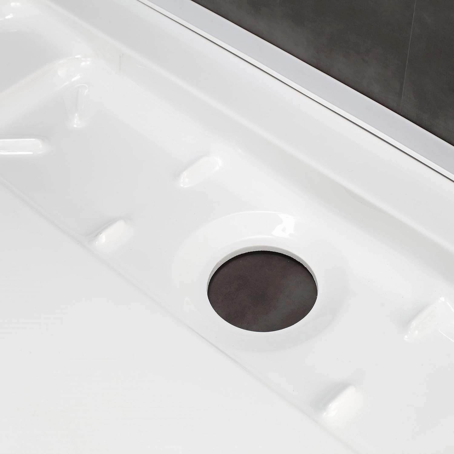 OVE Decors Bel 48-in W x 81-in H Frameless Sliding Shower Door Alcove Shower Kit, Shower Base Included in Oil-Rubbed Bronze