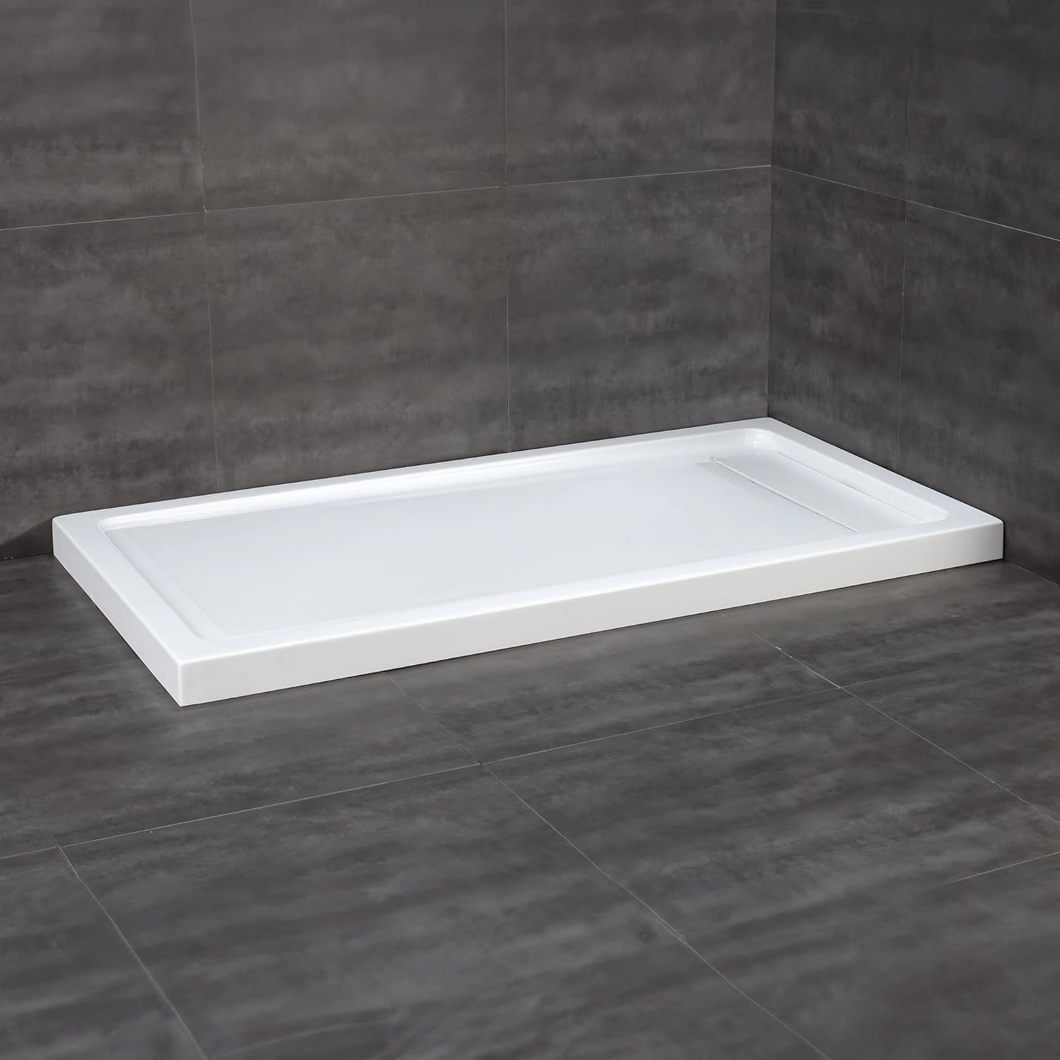 OVE Decors Bel 60-in W x 81-in H Frameless Sliding Shower Door Alcove Shower Kit, Shower Base Included in Oil-Rubbed Bronze