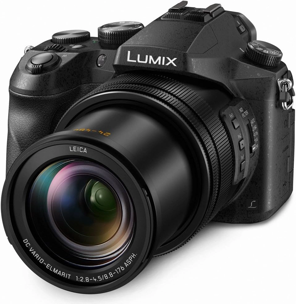 Panasonic LUMIX FZ2500 4K Point and Shoot Camera, 20X LEICA DC VARIO-ELMARIT F2.8-4.5 Lens, 21.1 Megapixels, 1 Inch High Sensitivity Sensor, 422 10-bit, HDMI Out, DMC-FZ2500 (USA BLACK)