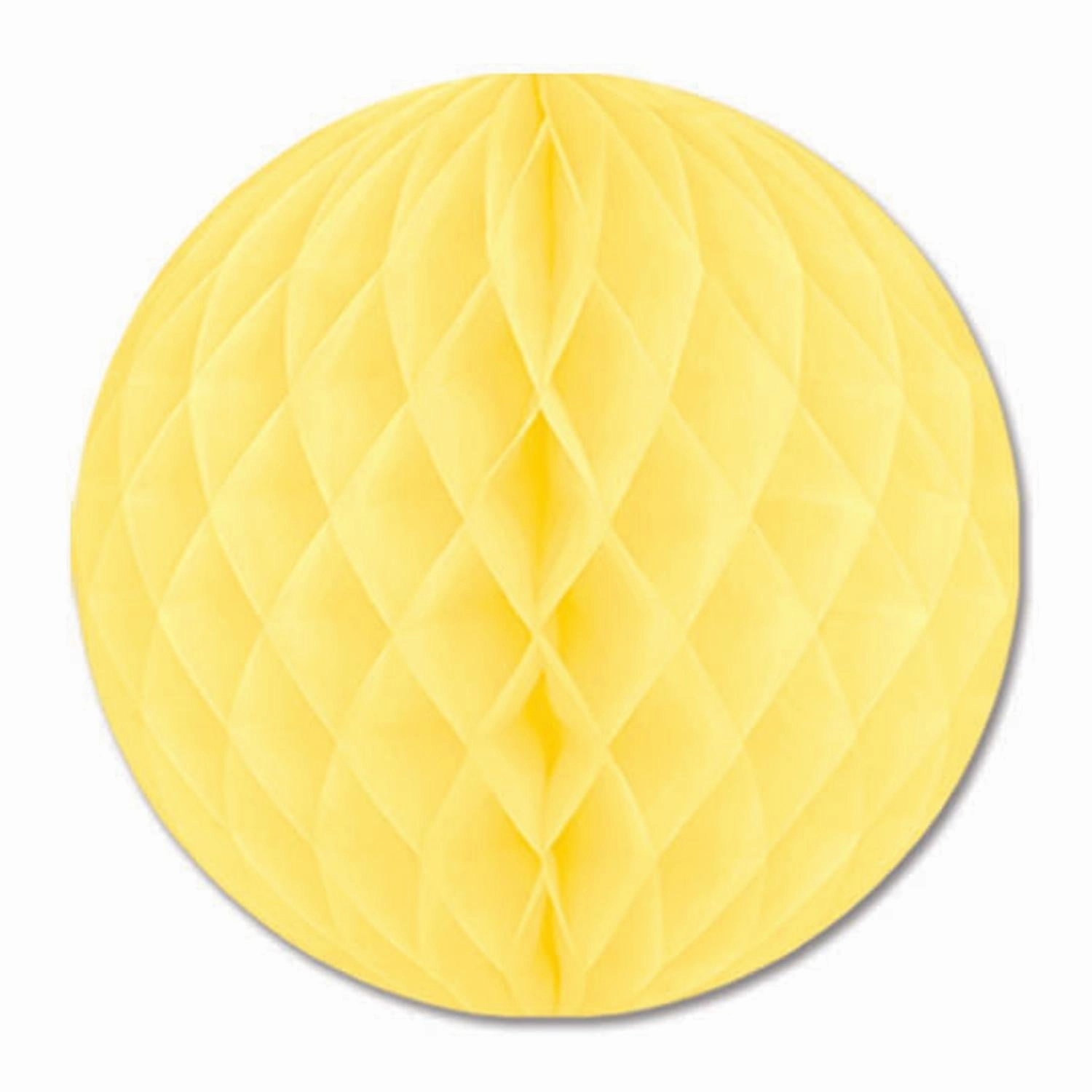 Party Tissue Ball - yellow