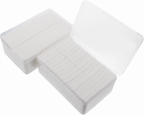 PartyKindom 2000pcs Disposable Face Pads Non-Woven Makeup Remover for Gentle Daily Cleansing Soft Lightweight and Convenient Facial Care Tools Box