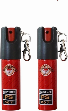 Pepper Spray Keychain, top Safety Rotating knob, Range 16 feet, Mini and Easy to Carry, Quick Access