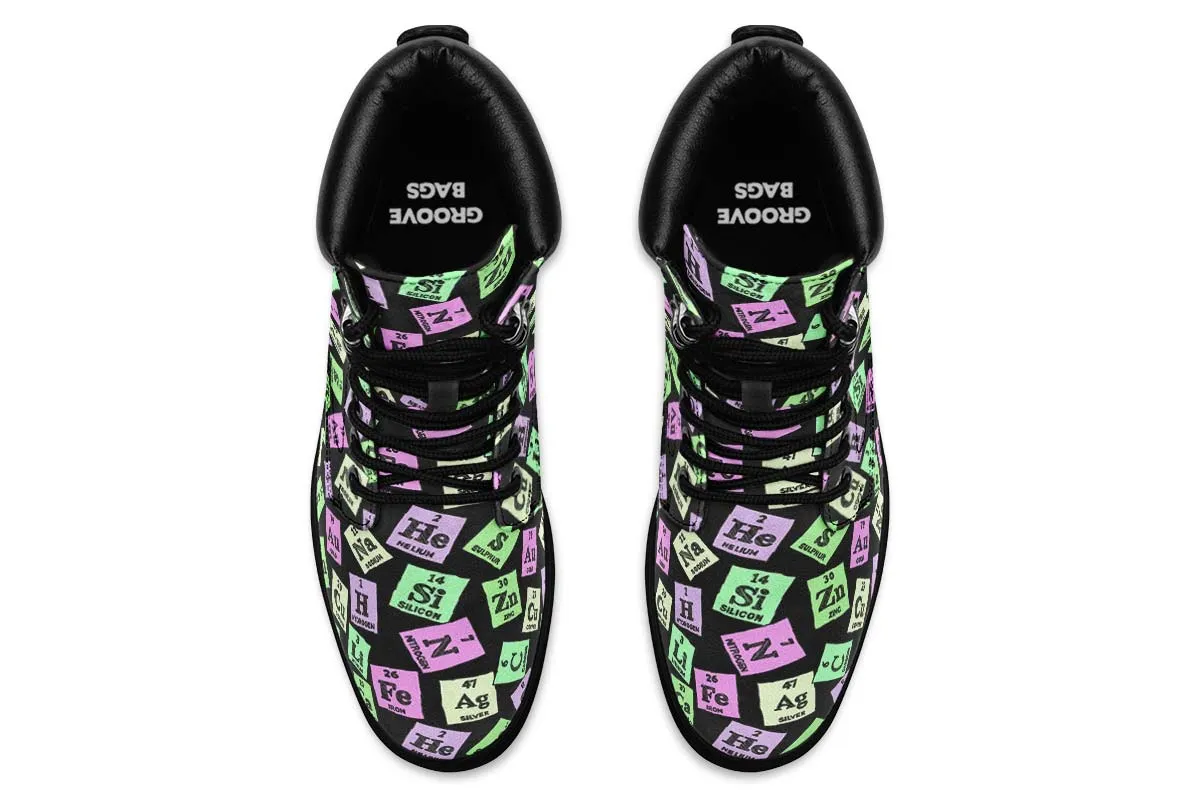 Periodic Table Pattern Classic Vibe Boots