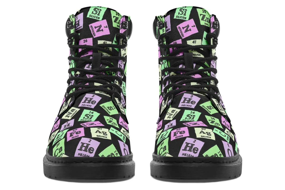 Periodic Table Pattern Classic Vibe Boots