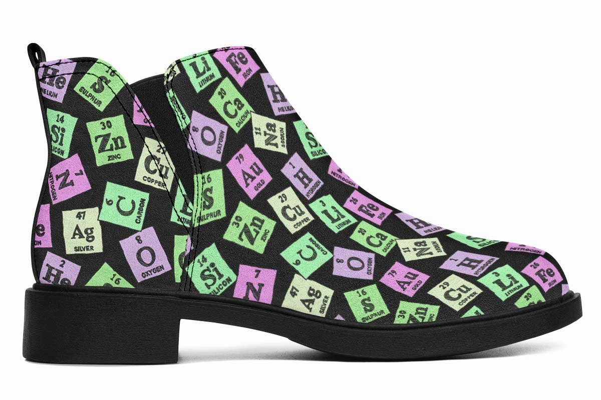 Periodic Table Pattern Neat Vibe Boots