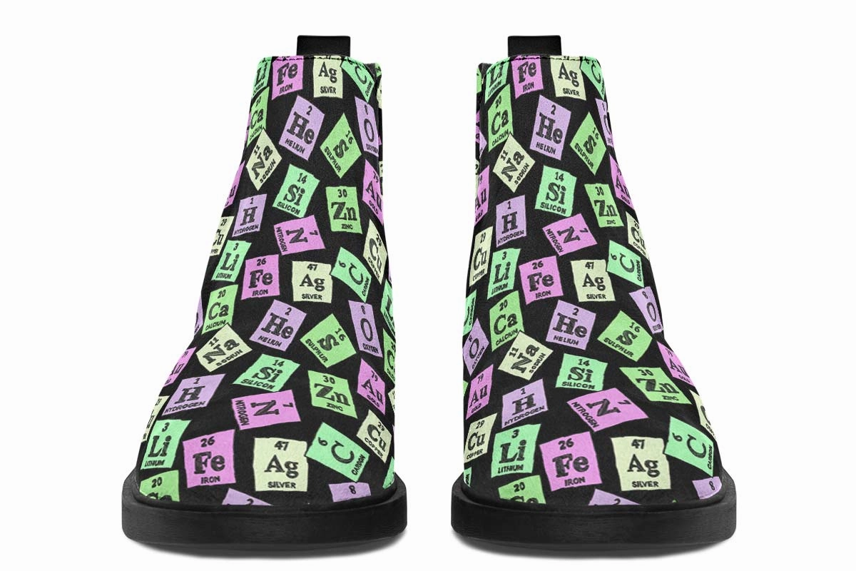 Periodic Table Pattern Neat Vibe Boots