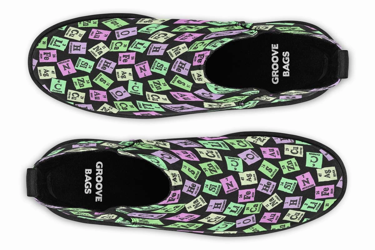 Periodic Table Pattern Neat Vibe Boots