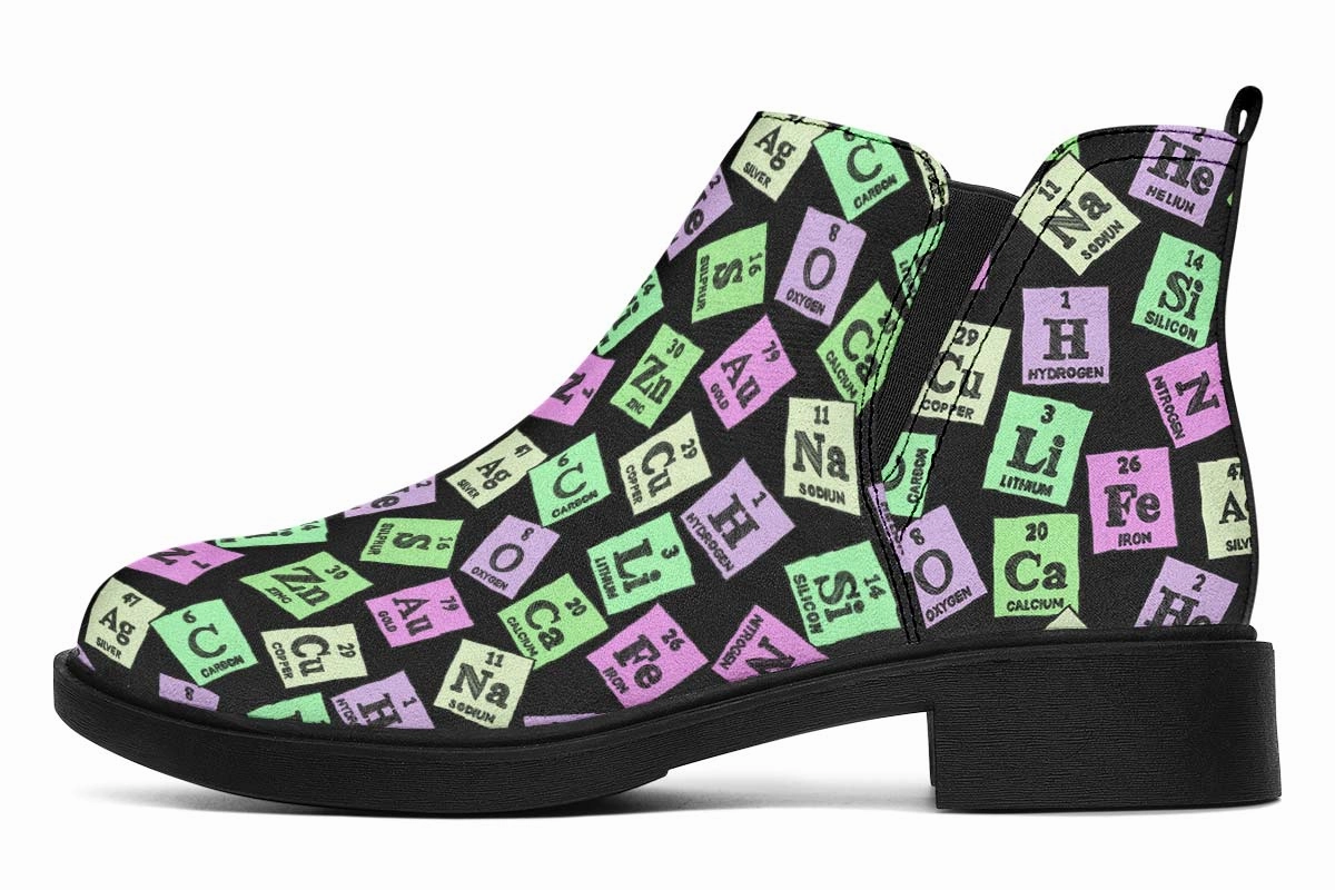 Periodic Table Pattern Neat Vibe Boots