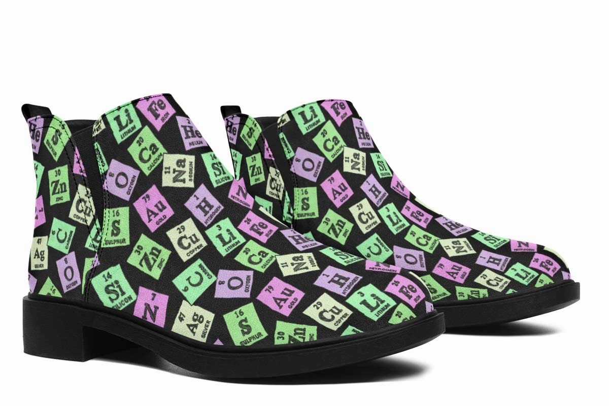 Periodic Table Pattern Neat Vibe Boots