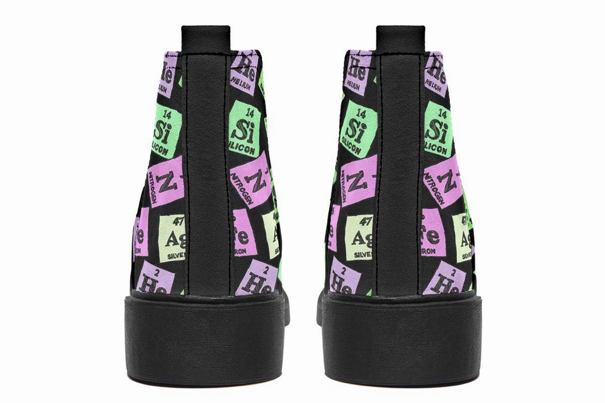 Periodic Table Pattern Neat Vibe Boots