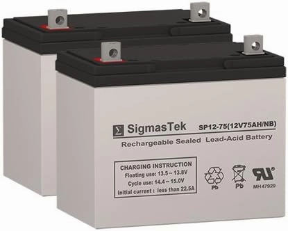 Permobil Max 90 Wheelchair Deep Cycle Battery 12V 75AH Replacement