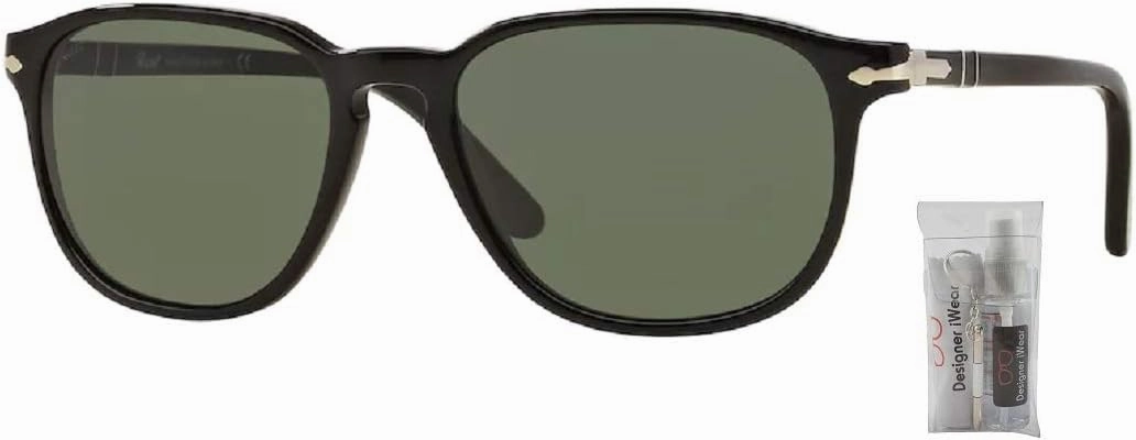 Persol PO3019S Square Sunglasses for Men   Bundle with Designer iWear Kit