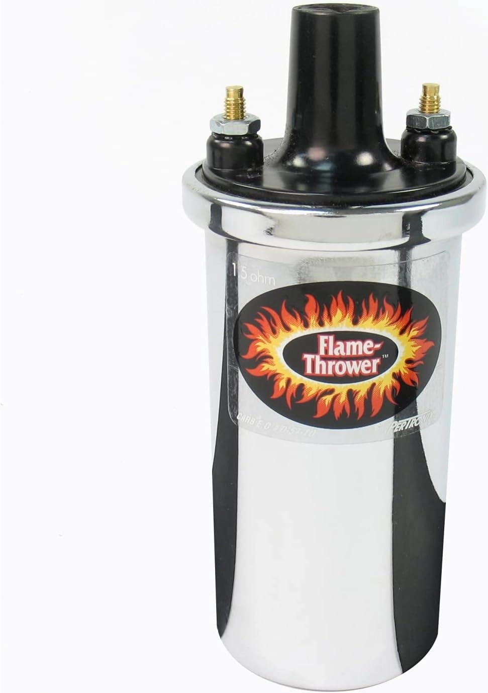 Pertronix 40001 Flame-Thrower Ignition Coil, 40,000 Volt 1.5 Ohm, 12 Volt