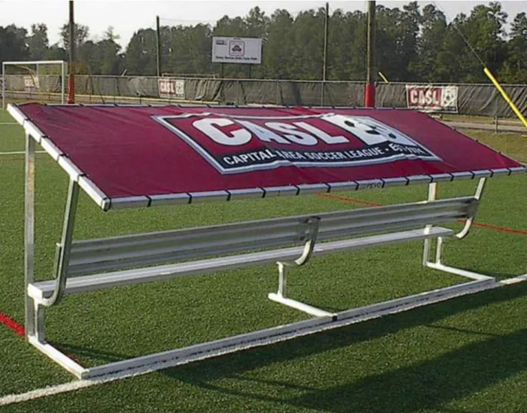 PEVO Covered Team Benches