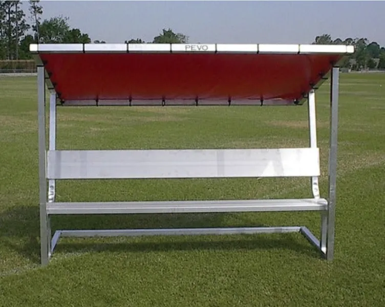 PEVO Covered Team Benches
