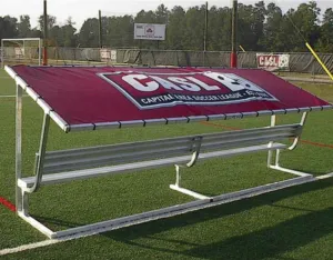 PEVO Covered Team Benches