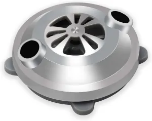 Pipeless Magnetic Jet Head for LURACO Jet Motor Pedicure Chair Bathtub BF-004 Tubs Spa Chairs Accessories-Silver