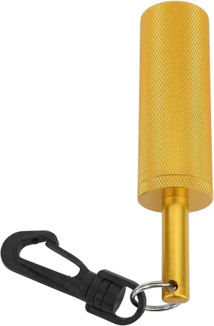 plplaaoo Aluminum Underwater Shaker with Steel Balls Anti Slip Texture 360 Degree Hook Signal Bell Diving Stick for Scuba Divers Lightweight and Stable