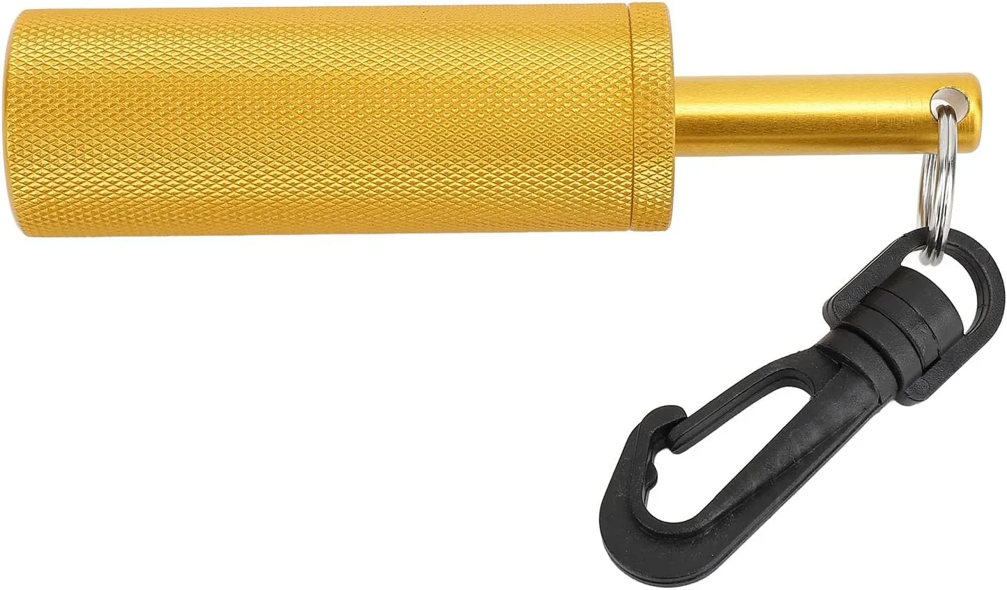 plplaaoo Aluminum Underwater Shaker with Steel Balls Anti Slip Texture 360 Degree Hook Signal Bell Diving Stick for Scuba Divers Lightweight and Stable